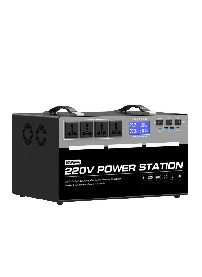 VANPA VANPA 1500W Portable Power Station 4x AC 220V Pure Sine Wave Output 1920Wh Large Capacity Battery For Camping Outdoor Work  - Image 1