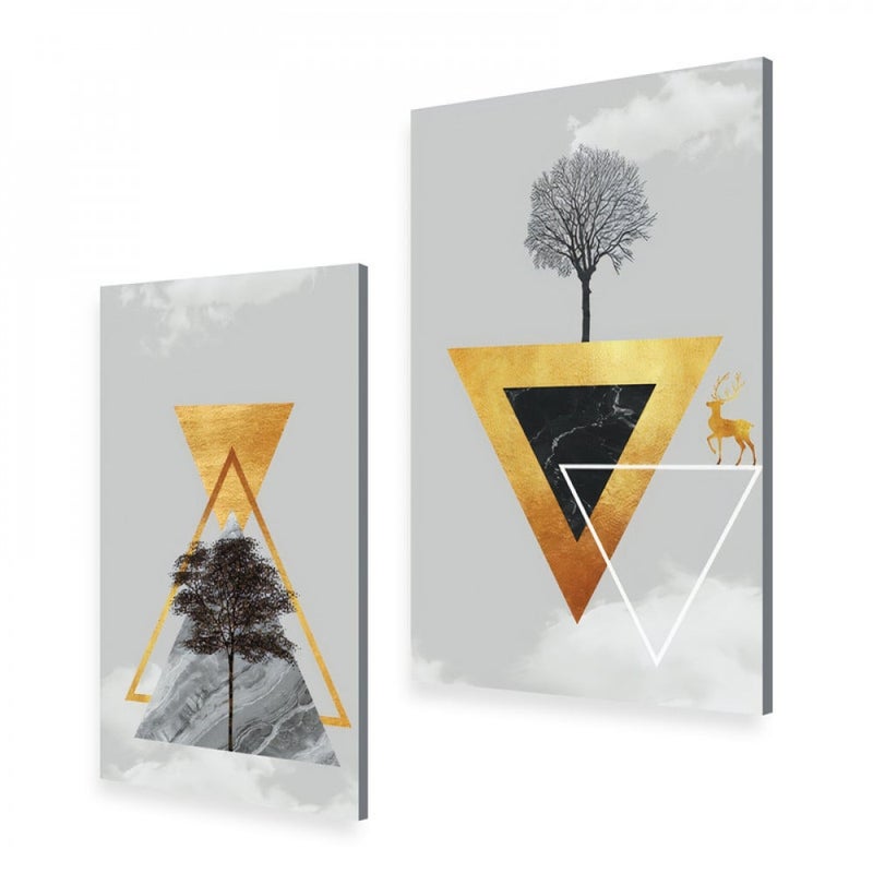 Marktna Modern double canvas painting - Image 2