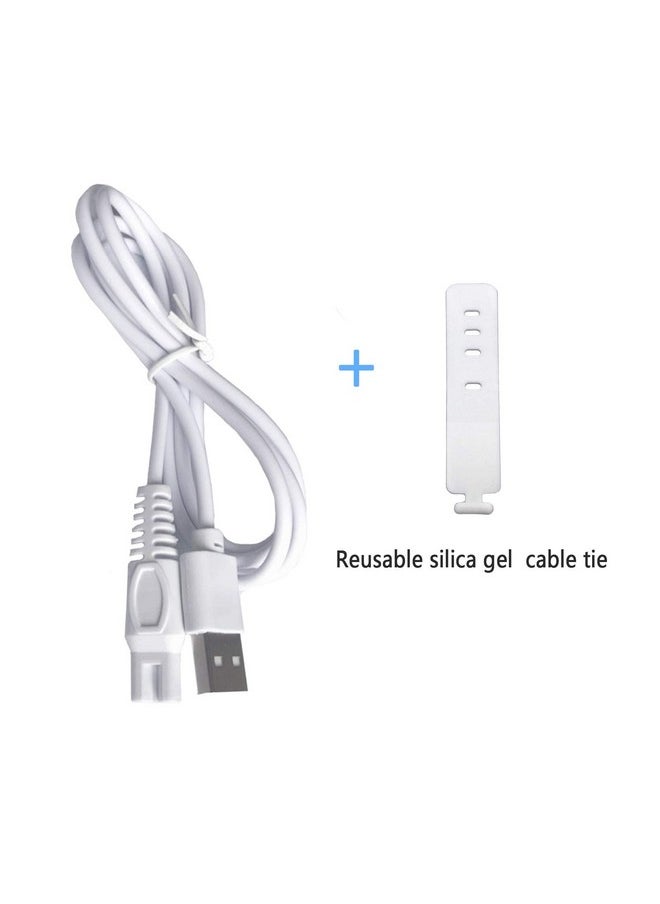 INVODA - Shaver Charger Compatible With Finishing Touch Flawless Body Rechargeable Ladies Shaver Usb Cable Replacement 5V Power Cord Women Electric Trimmer Adapter - Image 1
