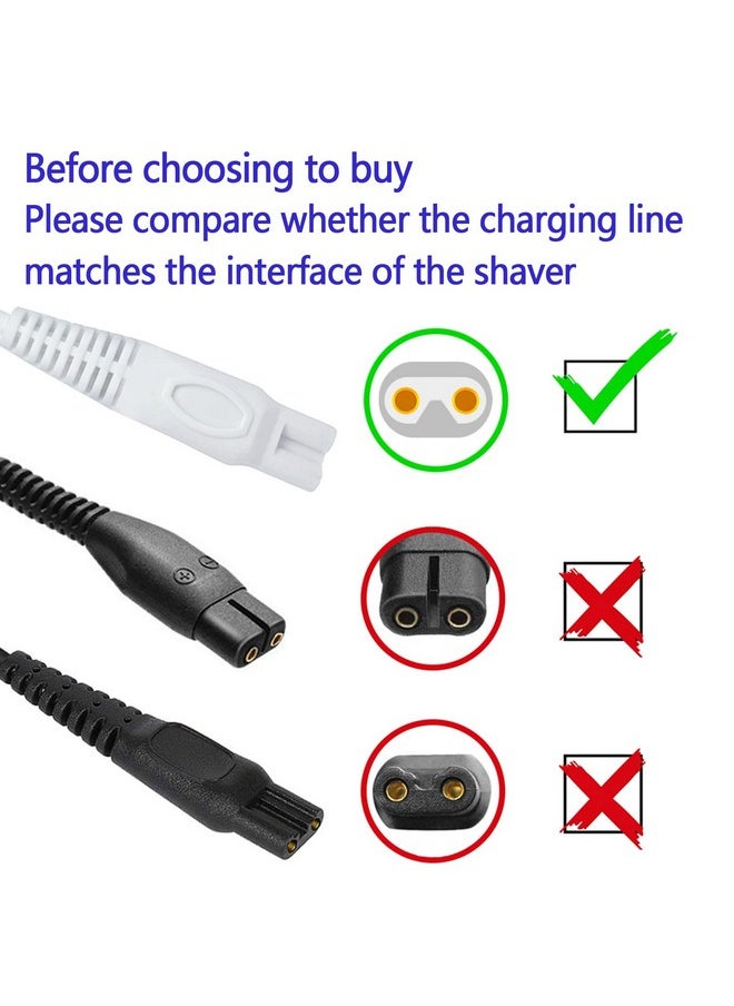 INVODA - Shaver Charger Compatible With Finishing Touch Flawless Body Rechargeable Ladies Shaver Usb Cable Replacement 5V Power Cord Women Electric Trimmer Adapter - Image 1