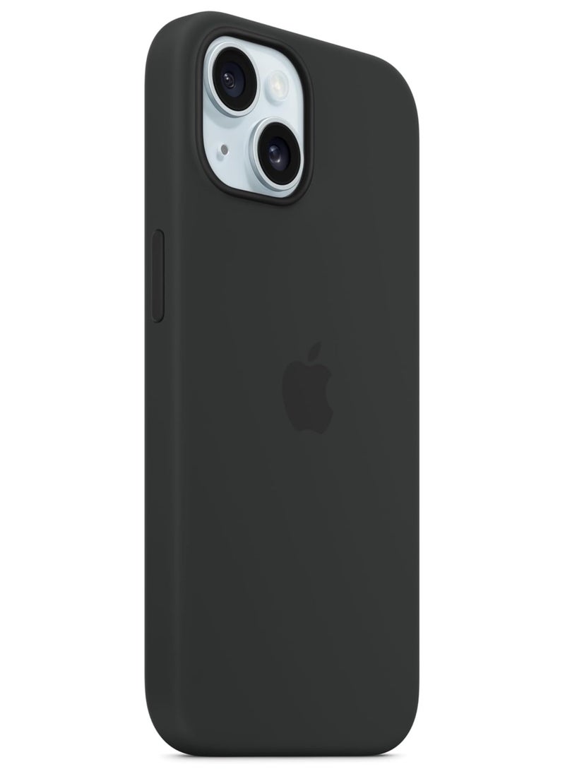 Silicone - Apple iPhone 14 Silicone Case with MagSafe - Black - Image 1
