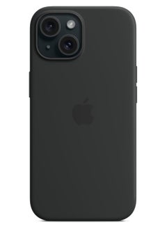 Silicone Apple iPhone 14 Silicone Case with MagSafe - Black  - Image 4
