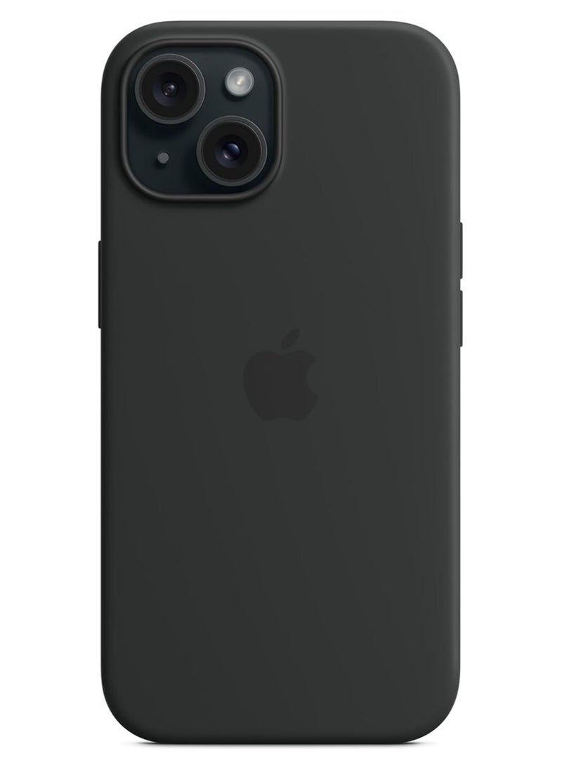 Silicone - Apple iPhone 14 Silicone Case with MagSafe - Black - Image 1