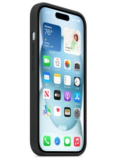 Silicone Apple iPhone 14 Silicone Case with MagSafe - Black  - Image 3