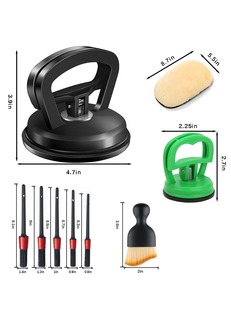 ACYYH Professional Car Dent Repair Kit with Headrest Mount, Car Detailing Brush Set, Car Interior Detailing Brushes Auto Ultra Soft Detail Cleaning - Image 2