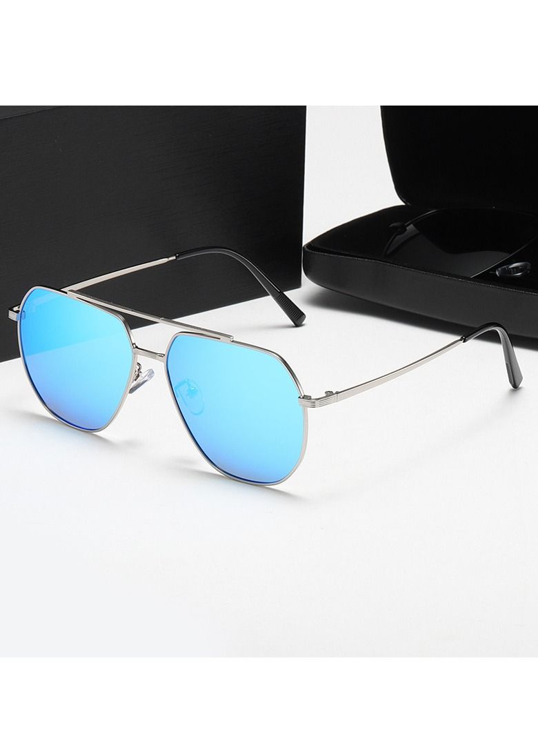 RedMapleTEK Full Frame Polarized UV400 Pilot Frame Sunglasses  - Image 1