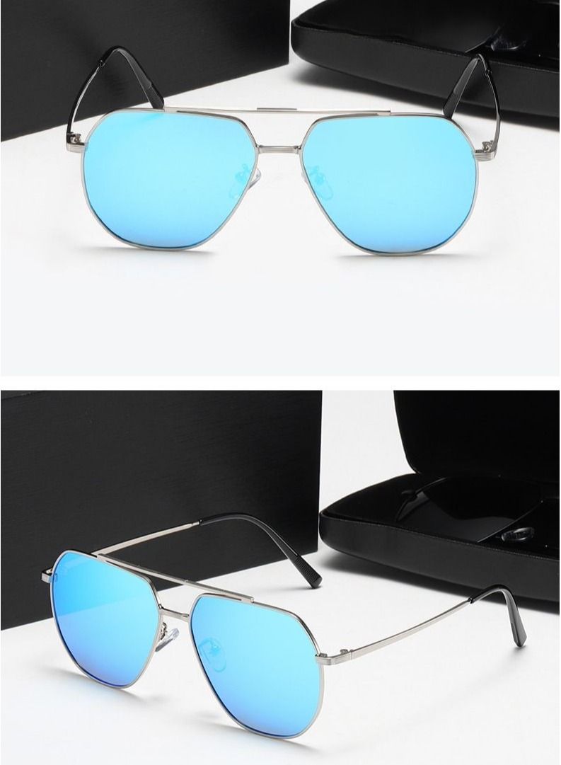 RedMapleTEK Full Frame Polarized UV400 Pilot Frame Sunglasses  - Image 2