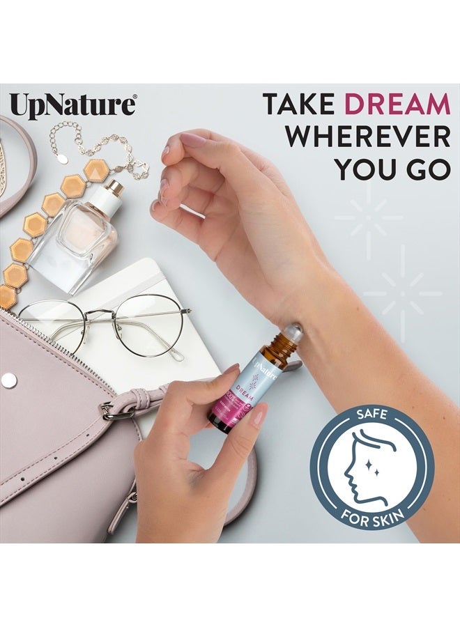 upnature Dream Essential Oil Roll On Blend – Sleep Essential Oil for Good Night Sleep, Calming Oil, Aromatherapy Oil with Lavender Essential Oil and Chamomille Oil - Perfect Stocking Stuffer - Image 4