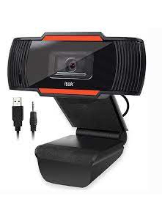 NAMA Full HD Webcam 1080p /30fps – 2.1MP , Built-in Dual Microphone | Black  - Image 5