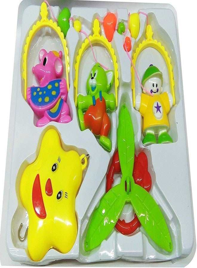 WAKTORO Lovely Colourful Musical Hanging Rattle Toys with Hanging Cartoons for Toddlers/Babies/Infants/Newborns - Image 5