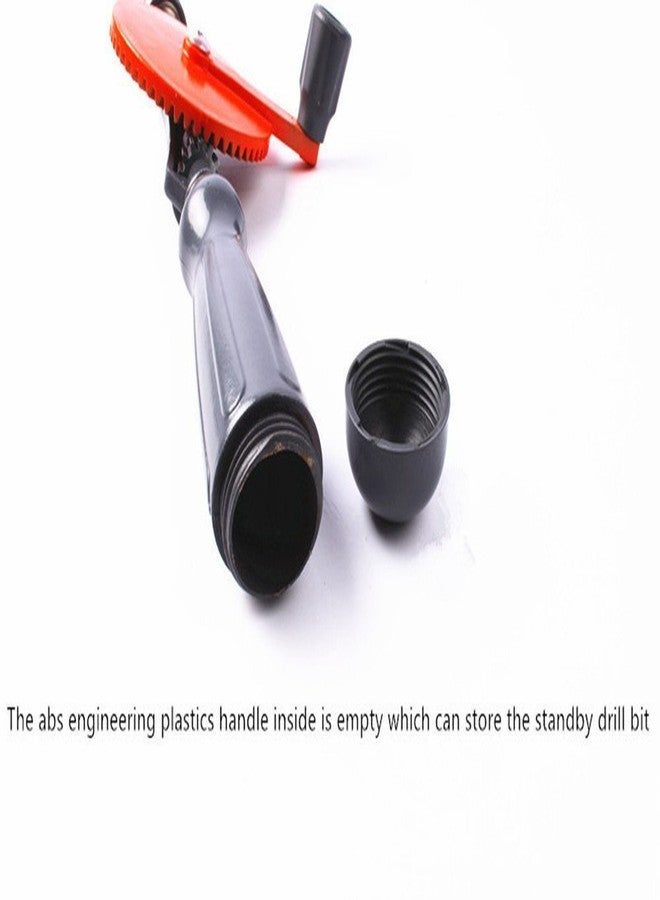 WEICHUAN Manual Hand Drill 3/8-Inch Capacity-Powerful and Speedy, Manual 3/8 inch Mini Hand Drill with Finely Cast Steel Double Pinions Design, 3 Jaw Chucks and Grip Handle - Image 4