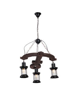 Best Power Heritage Classic Chandelier 6613-4 with 3 Lamps, Adjustable Length 80cm, E27 Lamp Base (Bulb Not Included) – Elegant Hanging Ceiling Light for Living Room, Dining Room, and Entryway  - Image 2