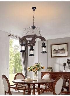 Best Power Heritage Classic Chandelier 6613-4 with 3 Lamps, Adjustable Length 80cm, E27 Lamp Base (Bulb Not Included) – Elegant Hanging Ceiling Light for Living Room, Dining Room, and Entryway  - Image 1