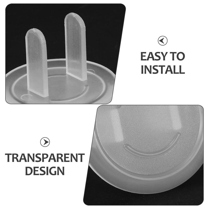 100pcs Safety Outlet Covers Proof Plug Protectors Touch-Proof Socket Covers Anti-electrocution Plug Safety for Home Nursery - Image 3