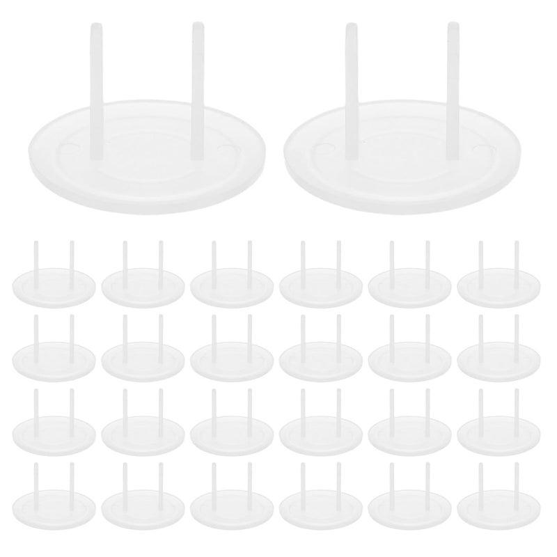 100pcs Safety Outlet Covers Proof Plug Protectors Touch-Proof Socket Covers Anti-electrocution Plug Safety for Home Nursery - Image 1