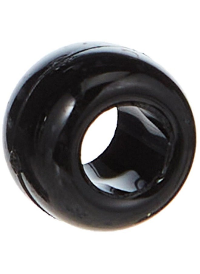 The Beadery - The Beadery Black Pony Beads 6mmX9mm 900/Pkg-Opaque, 900 Count - Image 1
