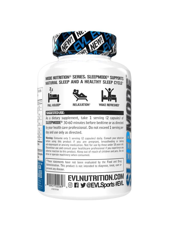 Evlution Nutrition Herbal Complex Sleep Supplements for Adults Gentle Sleep Support Adult Melatonin Pills with Valerian L-Tryptophan Lemon Balm and More - Restful Calm Capsules - 30 Servings - Image 4