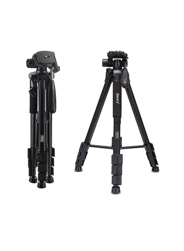 Jmary Professional Aluminium Tripod Monopod for All Mobiles And DSLR Cameras (Black) - Image 1