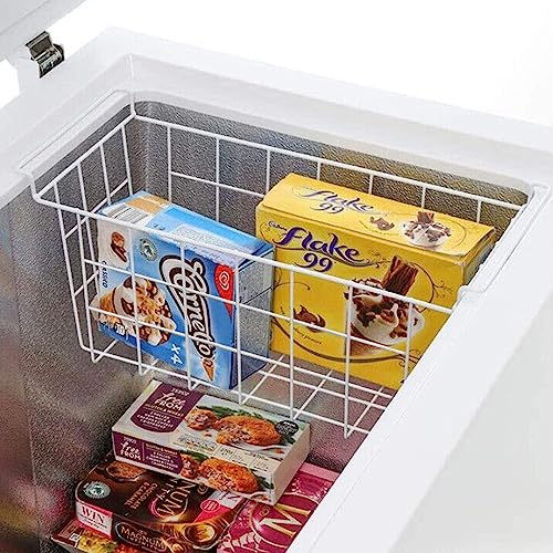 Orgneas 17.5 Inch Freezer Organizer Bins for Chest Freezer Refrigerator Basket Storage Rack Bins Deep Freezer Metal Wire Baskets 2Pcs - Image 2