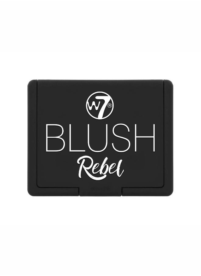 W7 Cosmetics W7 Blush Rebel Blusher - All Night  - Image 1