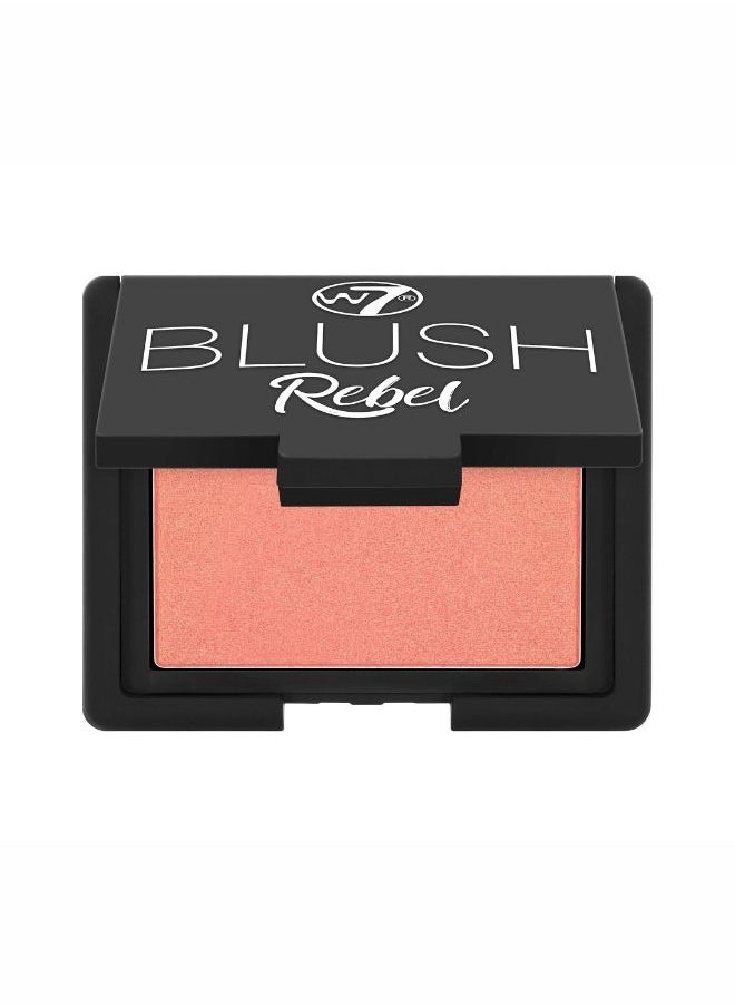 W7 Cosmetics W7 Blush Rebel Blusher - All Night  - Image 2