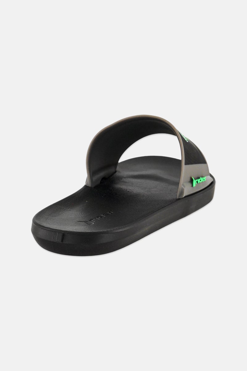 RIDER Kids Boy Street Slip on Slides, Black - Image 3