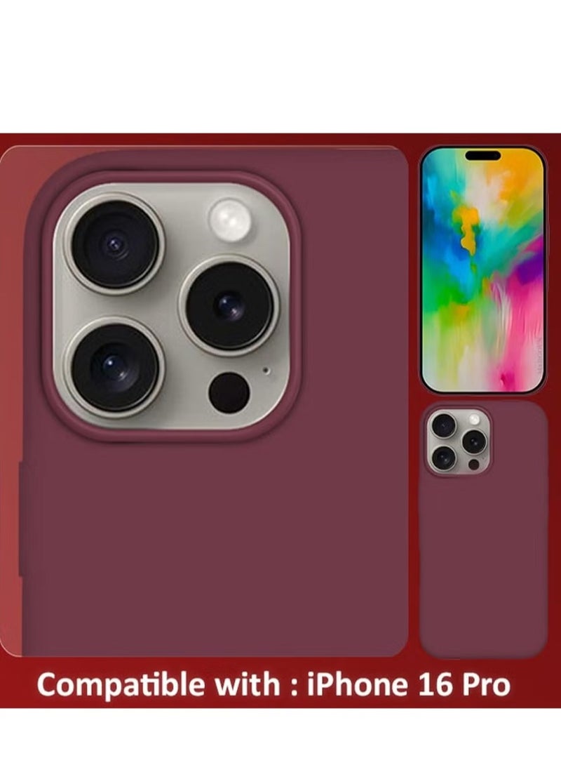 Liquid Silicone Case for iPhone 16 Pro - Ultra Slim Design with Soft Anti-Scratch Microfiber Lining & Drop Protection - Image 5