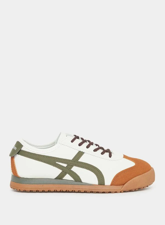 ستايلي Styli Side Stripes Color Block Lace Up Sneakers