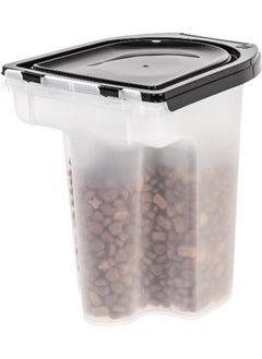 Usa Weatherpro Airtight Dog Food Storage Container, Up To 6.5 Lbs, Treat Box For Dog Cat And Bird Food, Keep Fresh, Translucent Body, Easy Clean Up, Bpa Free, Clear/Black - pzsku/Z22FE2EE9E9588C5A24C2Z/45/_/1726220379/cbe41a1e-181b-4d87-a624-38e49113c06e