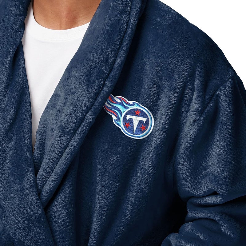 FOCO NFL Team Logo Soft Lazy Day Robe - Image 2