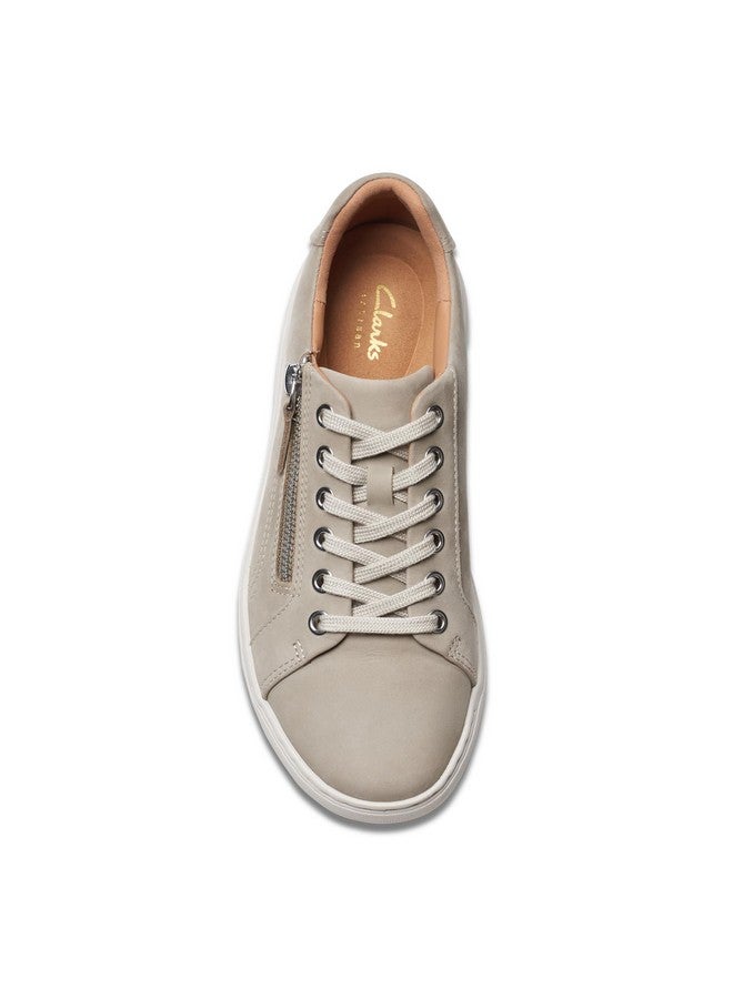 Clarks Women's Nalle Lace Sneaker, Stone Nubuck, 9 - Image 5