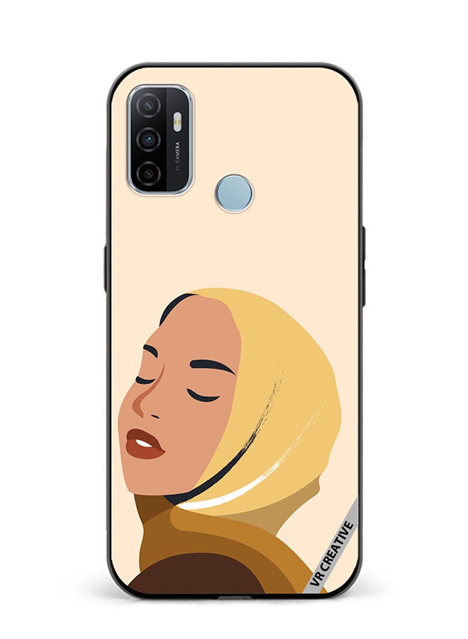 VR CREATIVE Protective Case Cover For Oppo A53 Cartoon Woman Shape Design Multicolour - Image 1