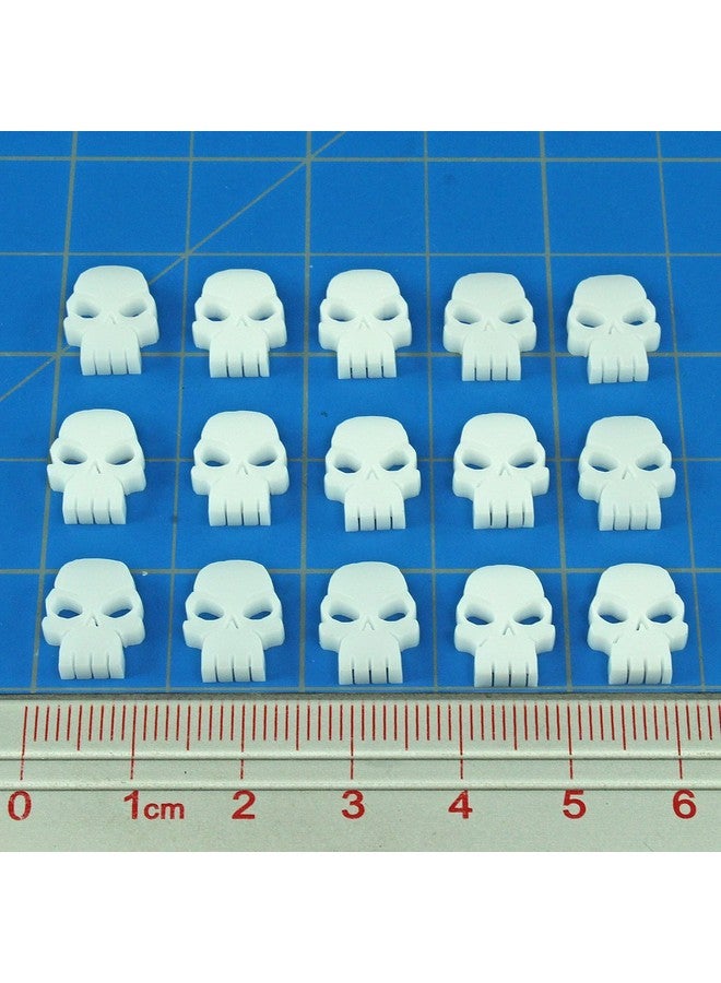 LITKO Mini Skulls ; Tiny Skull ; Wound ; Casualty ; Death ; Board Game ; Role Play Game ; Miniature Wargames ; Compatible With Dungeons & Dragons 40K (White) - Image 4