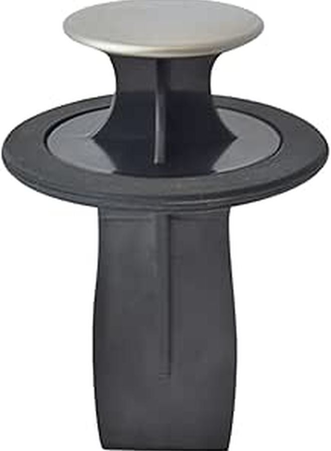 Black Kitchen Sink Stopper And Strainer 78 80mm With Kick Out Device Anti Clogging - Image 1