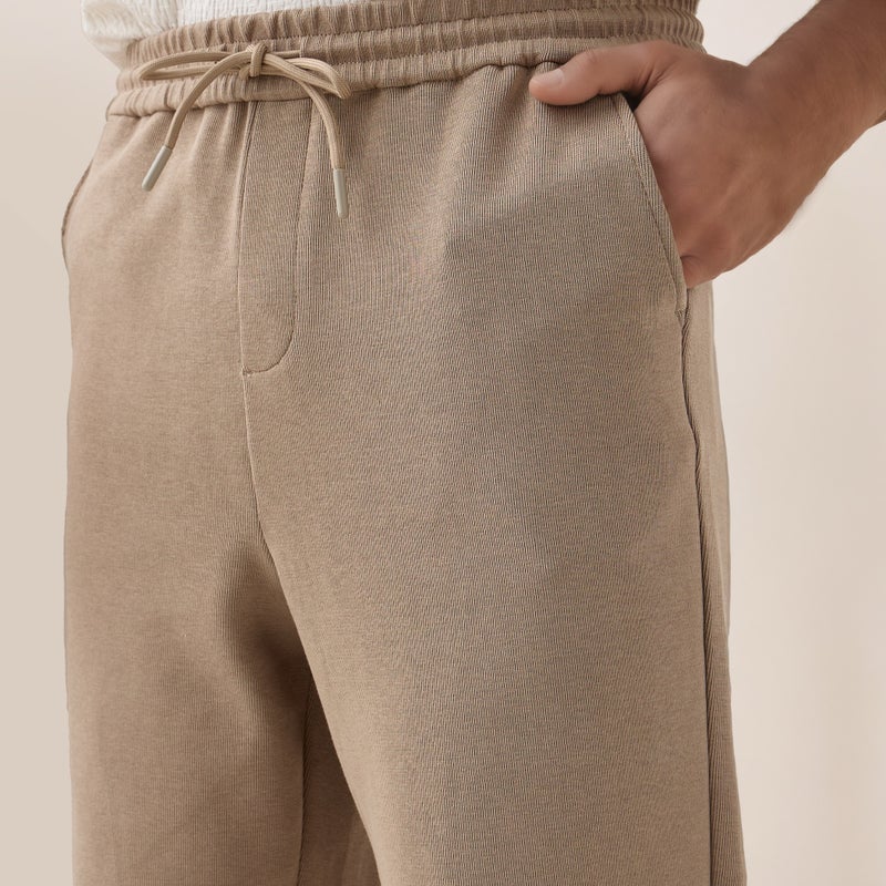 ايكونيك بنطلون كلاسيكي بقصة عادية مع رباط وجيوب - Image 4