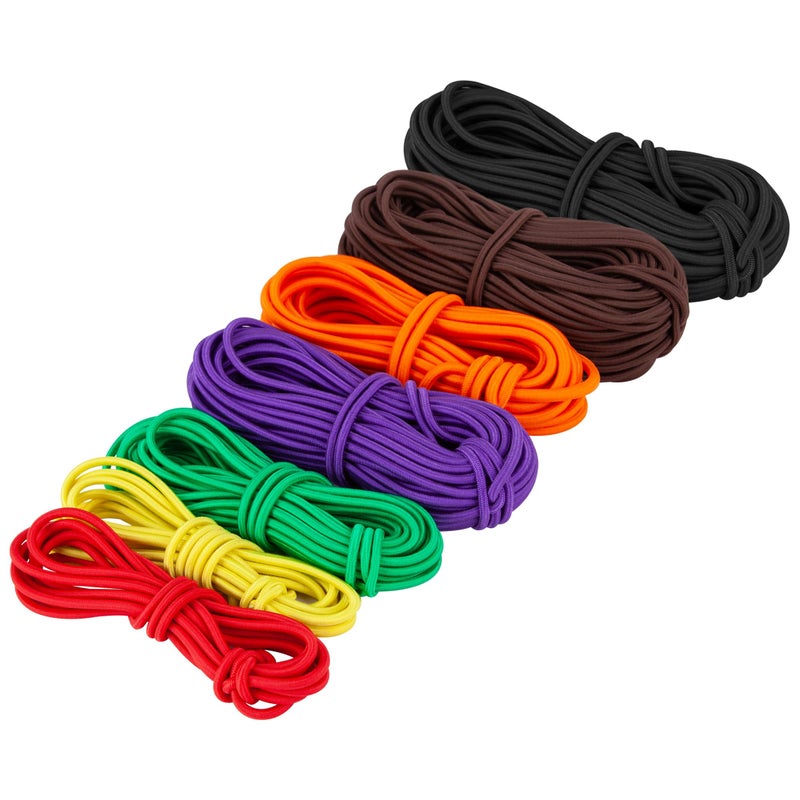 CARTMAN 1/8â€œ Marine Grade Elastic Cord Crafting Stretch String, 100ft, for Camping, Kayak Deck, Crafting Red Color - Image 1