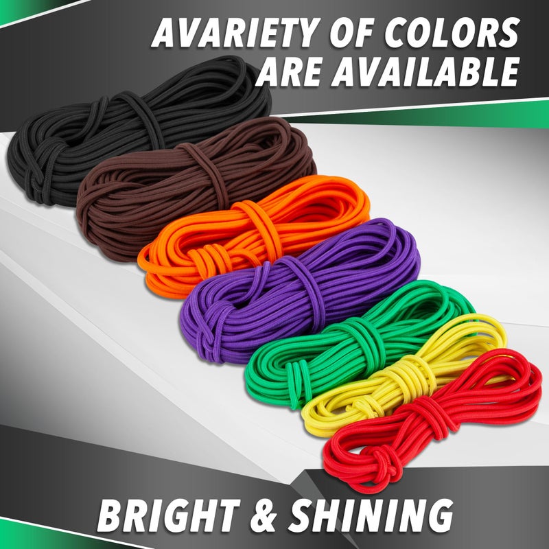 CARTMAN 1/8â€œ Marine Grade Elastic Cord Crafting Stretch String, 100ft, for Camping, Kayak Deck, Crafting Red Color - Image 3