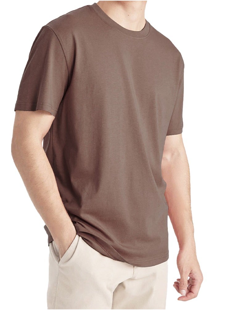 Nileton - Relaxed Fit T-shirt For Men – Cotton - Half Sleeves Crew Neck Tee - Image 1