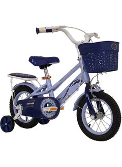 Vego Vego Starlette Girl's 12 Inch Bicycle with Training Wheels Purple  - Image 1