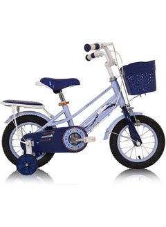 Vego Vego Starlette Girl's 12 Inch Bicycle with Training Wheels Purple  - Image 2