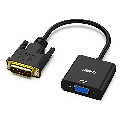 BENFEI Active DVI-D to VGA Adapter, DVI-D 24+1 to VGA Male to Female Adapter - Image 1