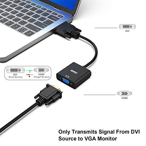 BENFEI Active DVI-D to VGA Adapter, DVI-D 24+1 to VGA Male to Female Adapter - Image 2