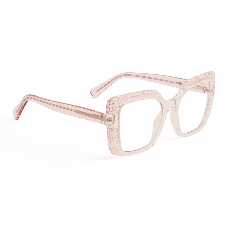 PERKEY Store PERKEY Bold Collection | Blu Cut & Antiglare Computer Eyeglasses | Full Rim Square Shape | For Women | Medium | OPTL0020 - Image 1