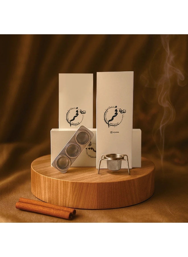 charcoal dot Fast-Lighting Charcoal for Bakhoor & Incense | 360 Charcoal pices - Image 3