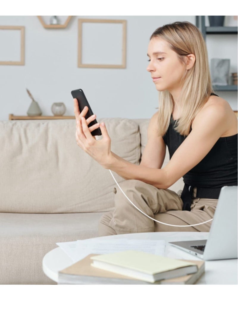 حزمة 2 كابل USB-C معتمد من MFi إلى Lightning لجهاز iPhone 13 Pro Max – كابل شحن سريع لجهاز iPhone 13، 12، 11 Pro، XR، XS Max، X، 8 Plus، iPad Pro - Image 2