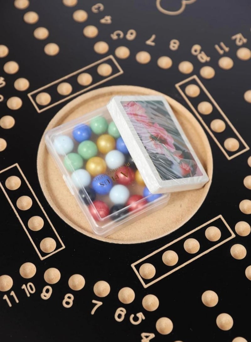 Durable And Strong Jackaro 6 Person Card Game Consisting Of 24 Marble Stones - Image 3
