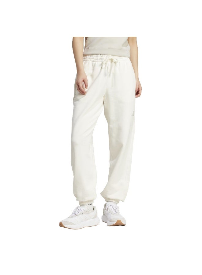 Adidas W All Szn Ft Pt White Training Pants For Women XS - Image 2