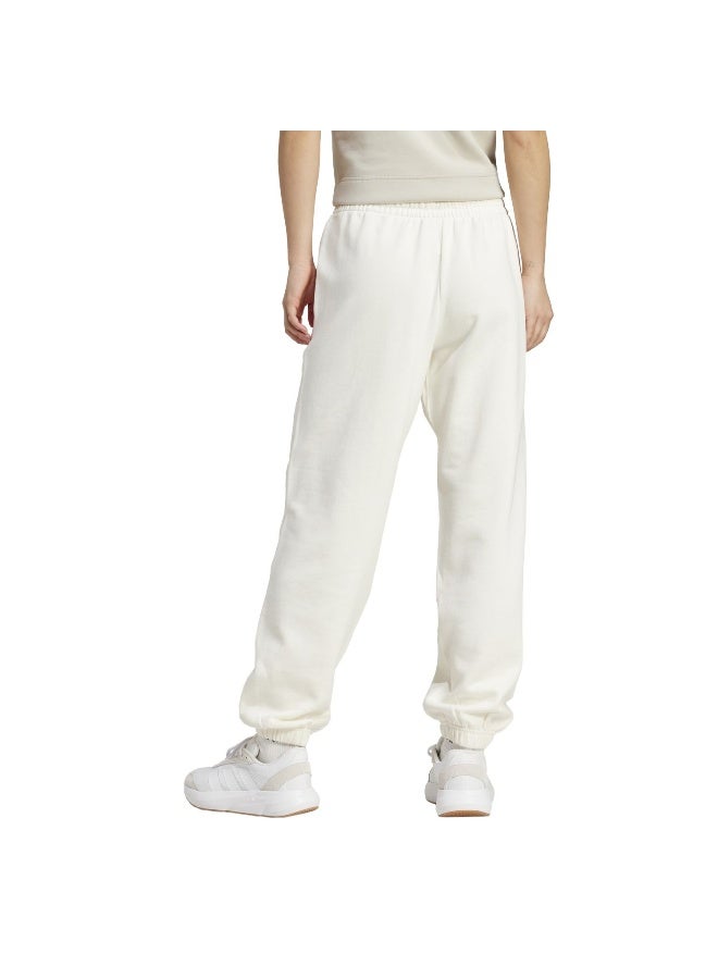 Adidas W All Szn Ft Pt White Training Pants For Women XS - Image 3