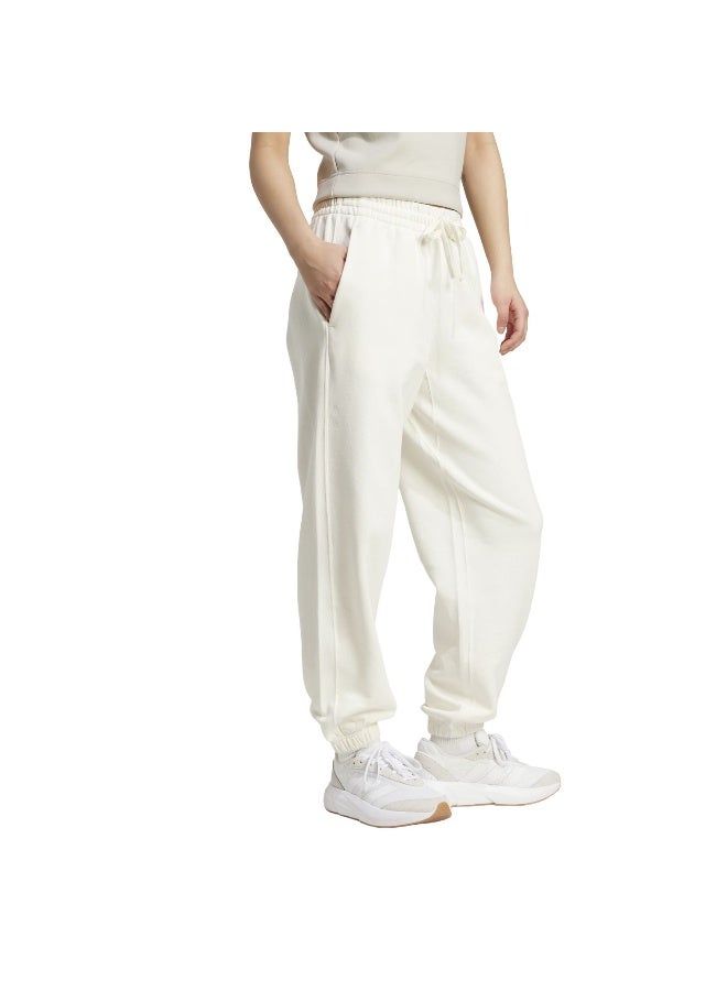 Adidas W All Szn Ft Pt White Training Pants For Women XS - Image 4