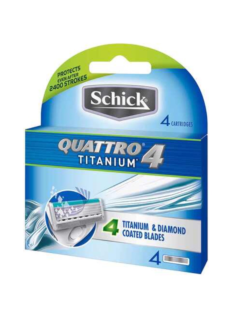 schick Quattro 4 Blade Titanium Blue 4 Razors - pzsku/Z22FED05847A160E50ED0Z/45/_/1710410249/f84eb81b-dc44-424c-9087-3057a9707106